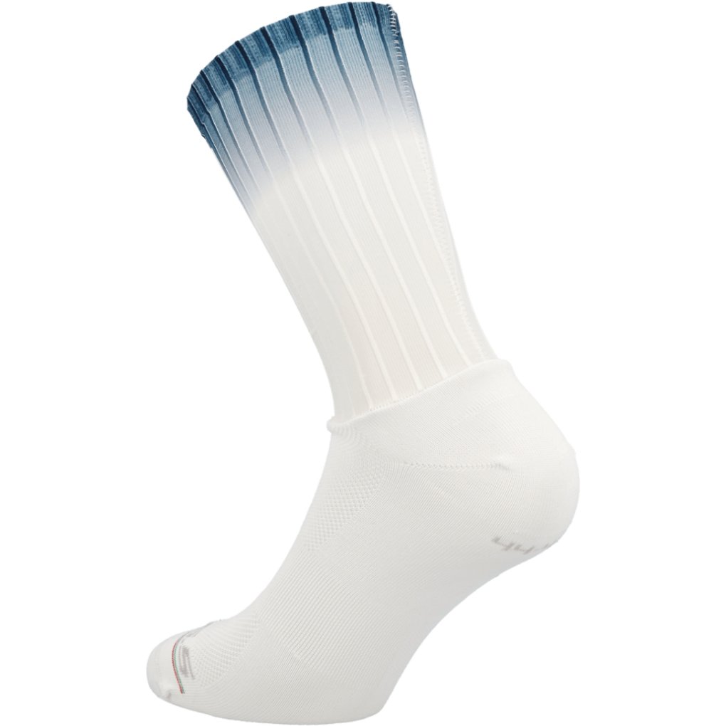 Q36.5 Dottore Aero 19 Fade Socks - white