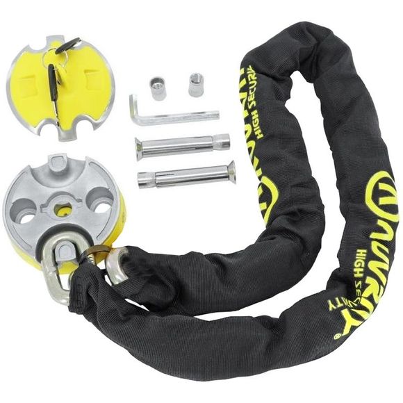 Antivol Auvray CHAINE MOTO XTREM PROTECT DIAMETRE 13.5 LONGUEUR 100 AVEC POINT D'ANCRAGE UniverselRef : AUV0063 / CXTRP100AUV