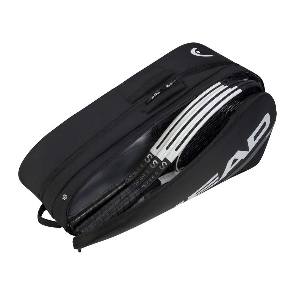 RACQUET BAG HEAD TOUR L 260624 BLACK