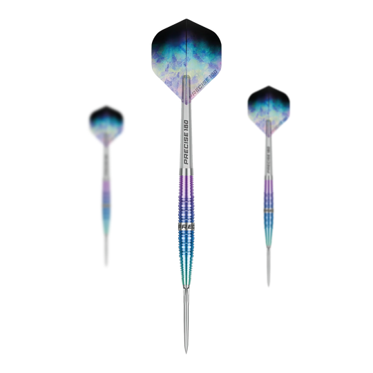 Precise 180 Northern Lights steel darts