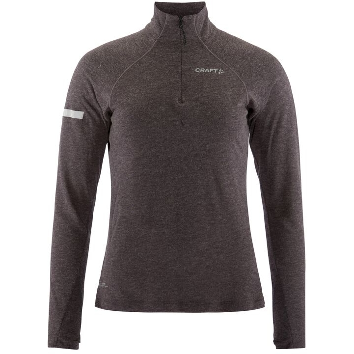 CRAFT ADV SubZ Wool Longsleeve Tee 3 Women - Dark Plum/Melange