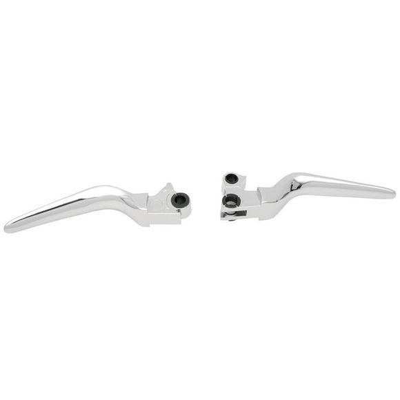 Drag Specialties Custom Die-Cast Brake and Clutch Levers - GrayRef: DRG0162