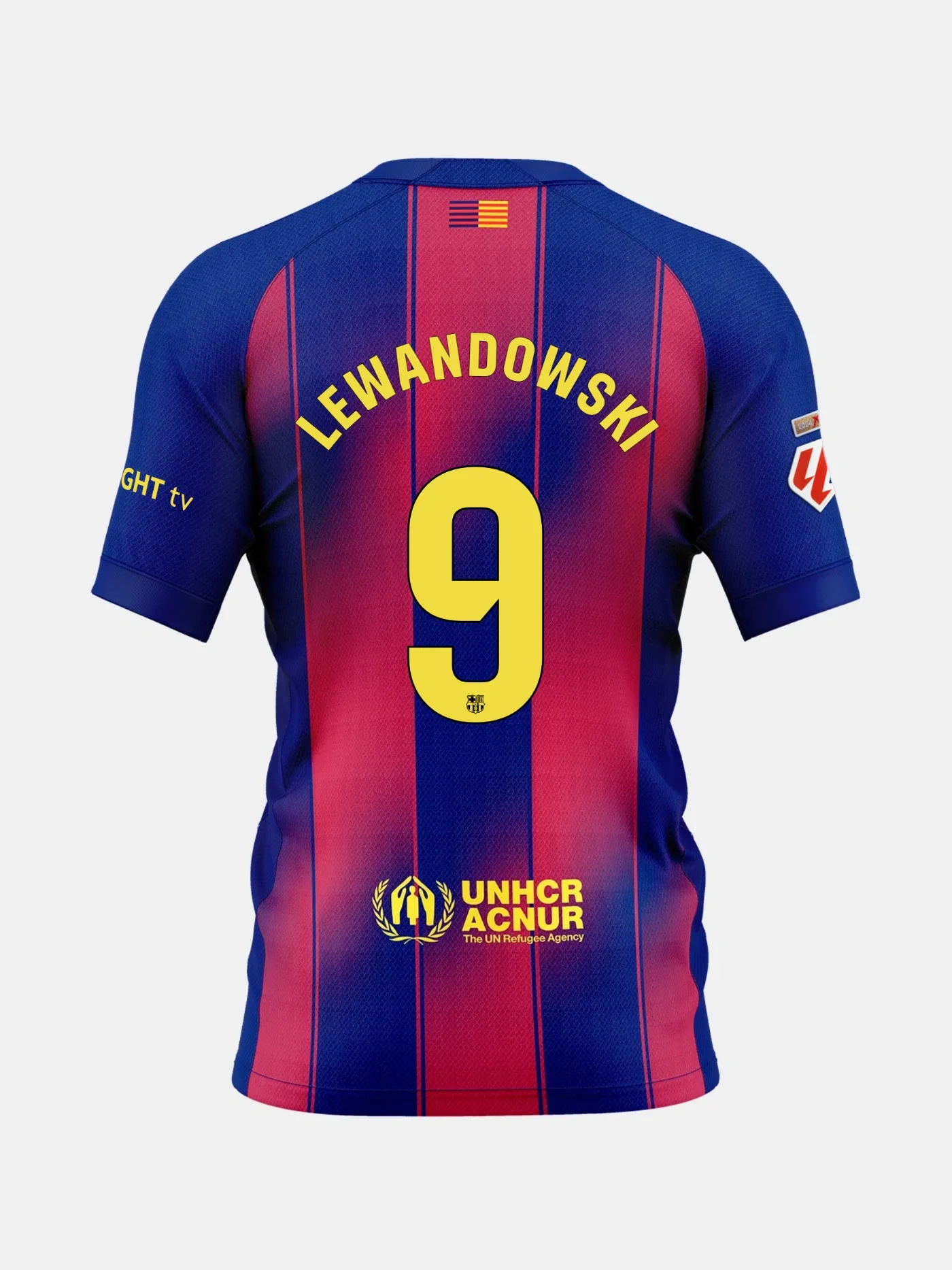 Lewandowski | La Liga Men'S Home Jersey 25/26 Fc Barcelona