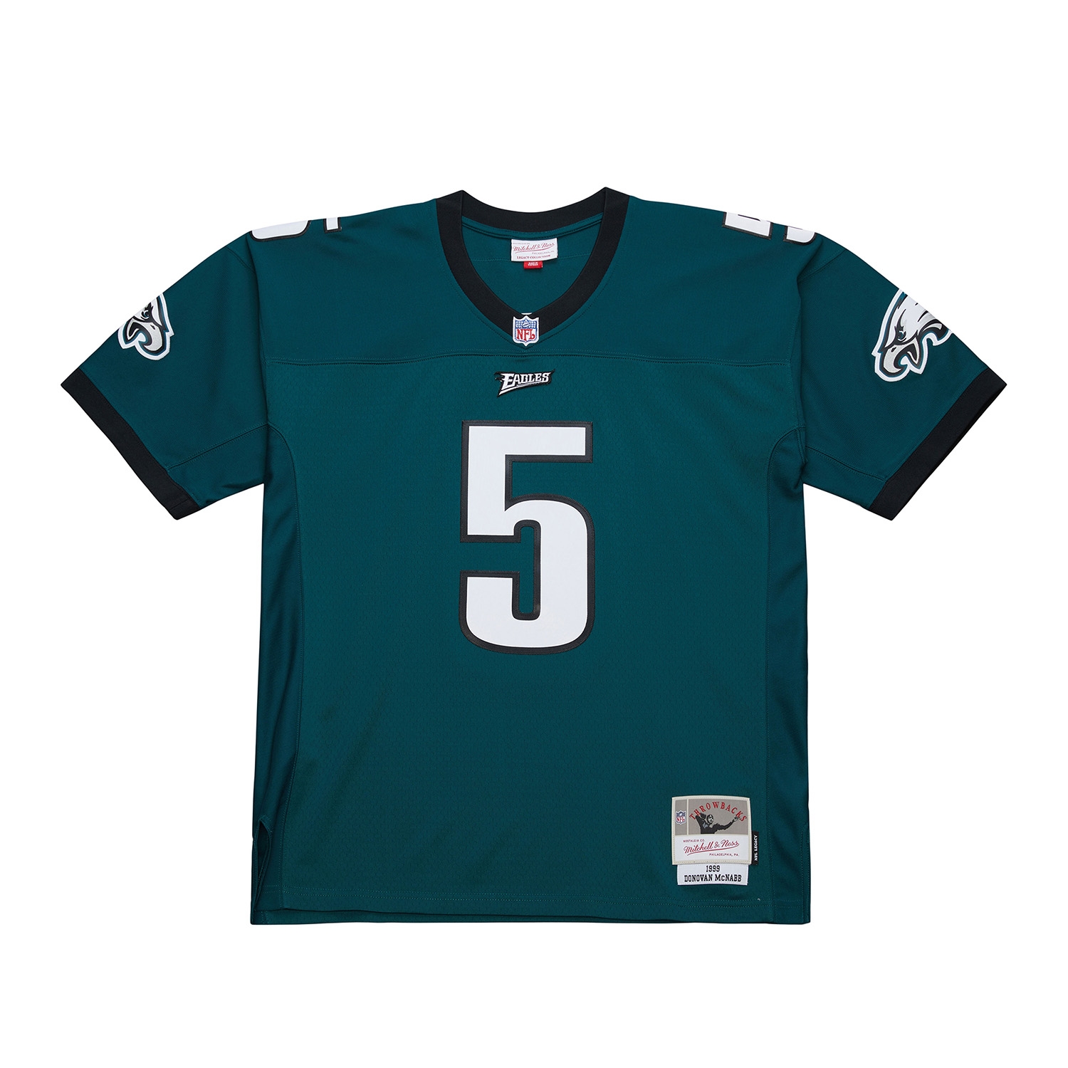 Donovan McNabb #5 Philadelphia Eagles 1999 Legacy Throwback NFL Jersey Green