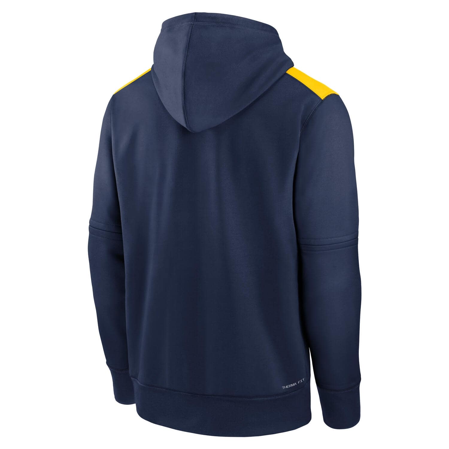 Milwaukee Brewers 2025 MLB Authentic Performance Therma Hoodie Navy