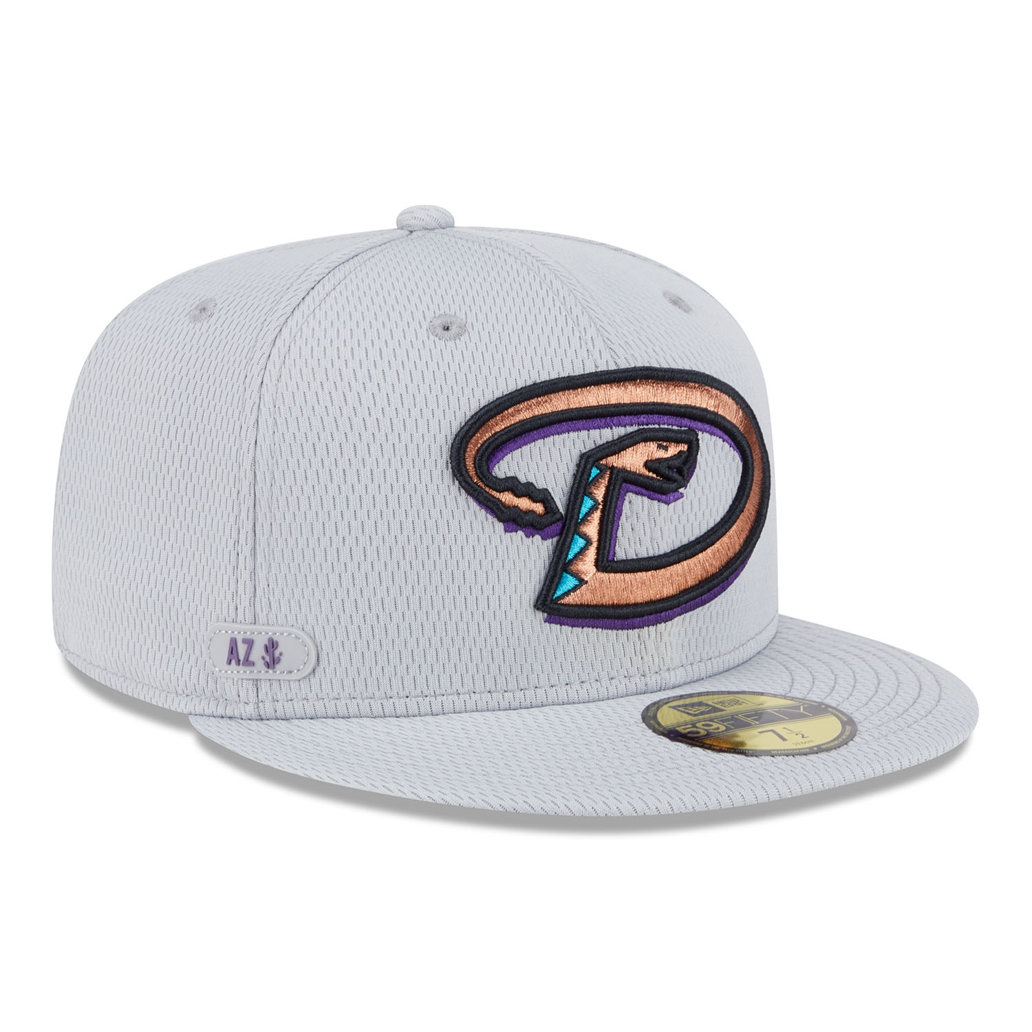 Arizona Diamondbacks 2025 MLB Authentic Clubhouse 59FIFTY Fitted Cap Gray