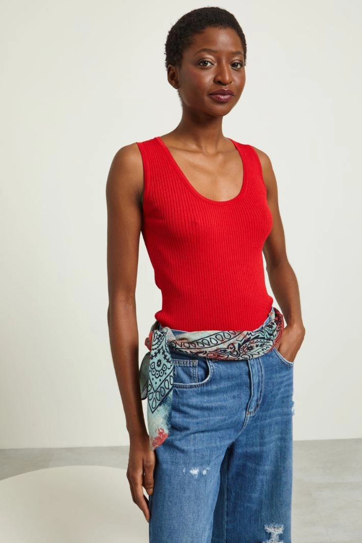 Viscose foulard - PETROL TURQUOISE