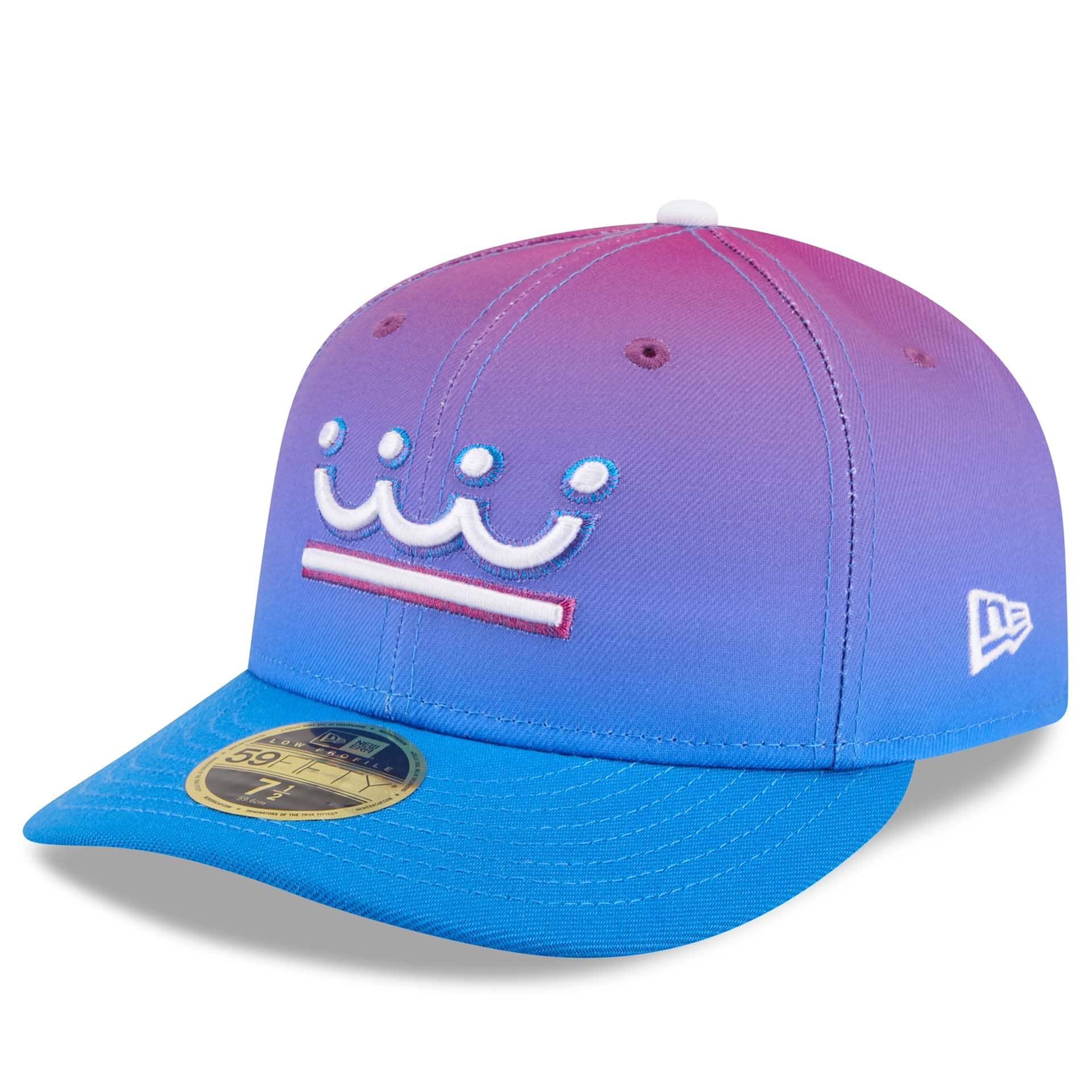 Kansas City Royals MLB Authentic City Connect Low Profile 59FIFTY Fitted Cap Purple