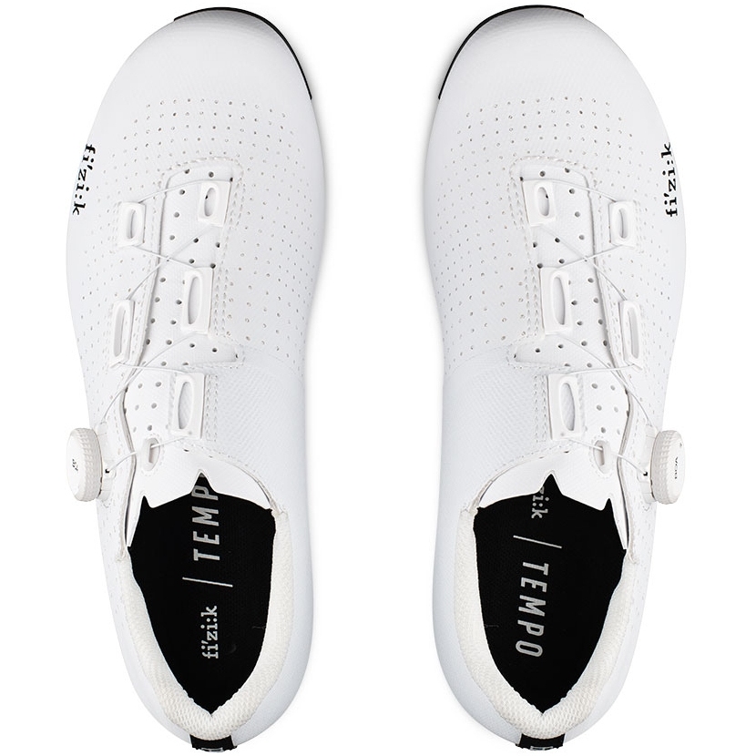 Fizik Tempo Decos Carbon Road Shoes Unisex - Wide - white/black