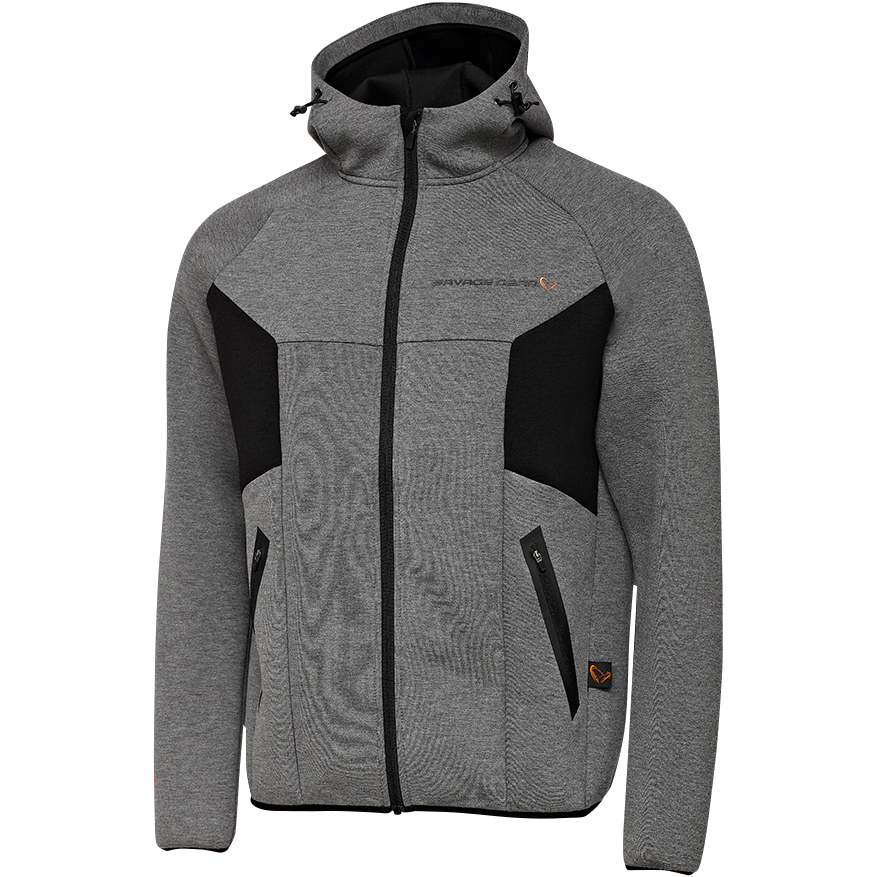 Savage Gear Tec-Foam Zip Hoodie Men (Dark Grey Melange)