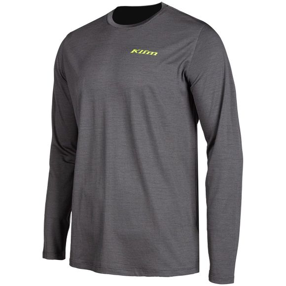 Maillot Technique KLIM TETON MERINO WOOL LS SHIRT - GrisRef : KLI0101