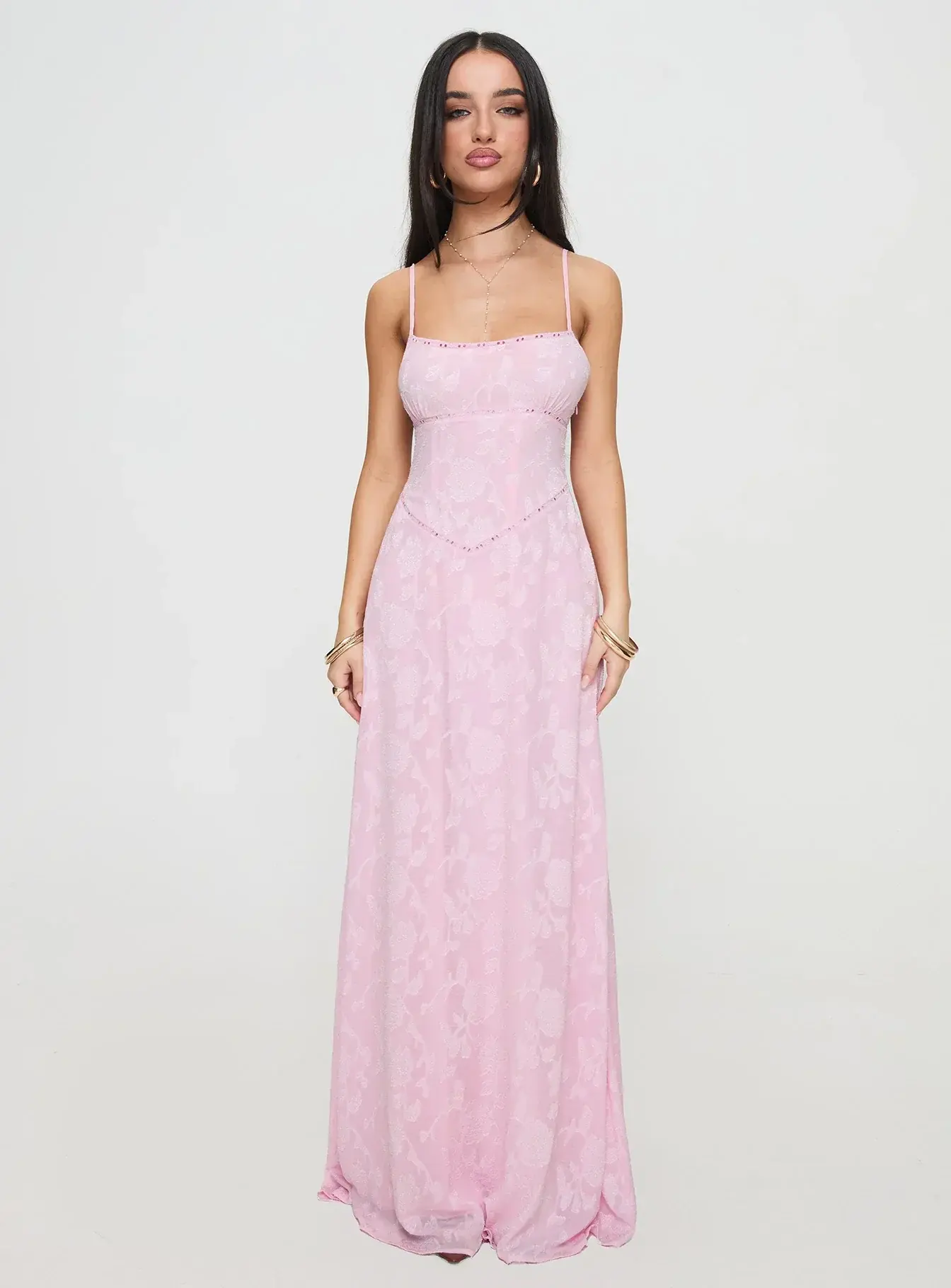 South Of France Maxi Dress Pink