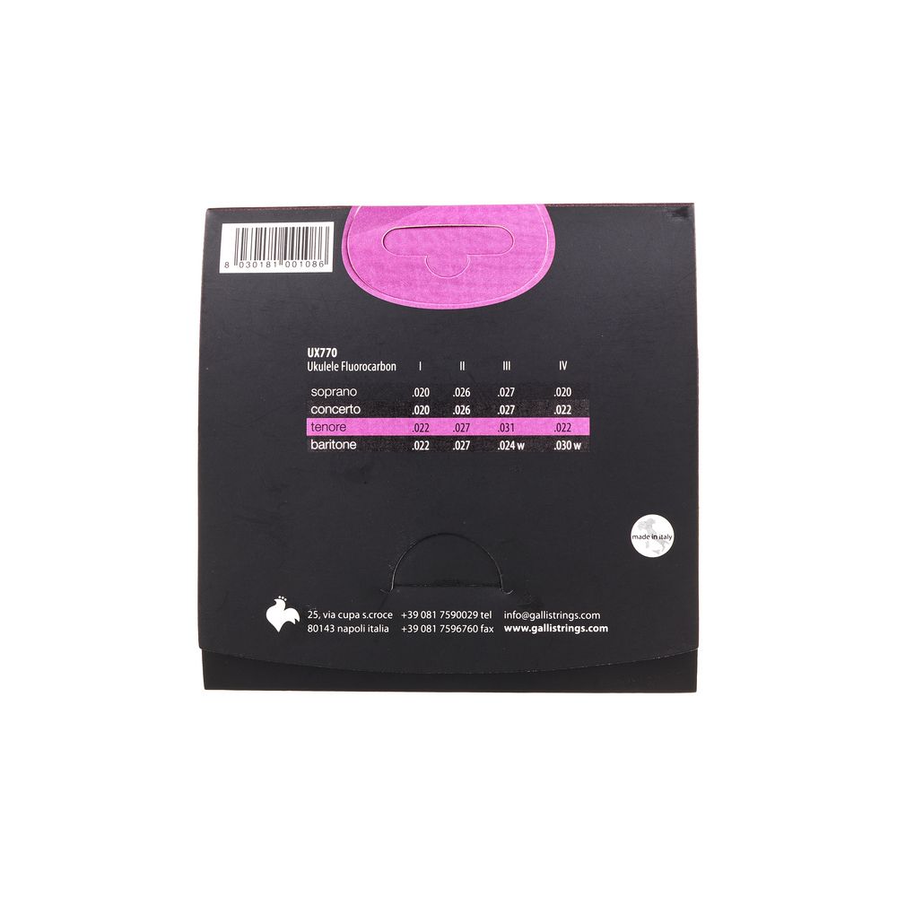 Galli Strings UX770 Tenor Ukulele Strings – Thomann Ireland