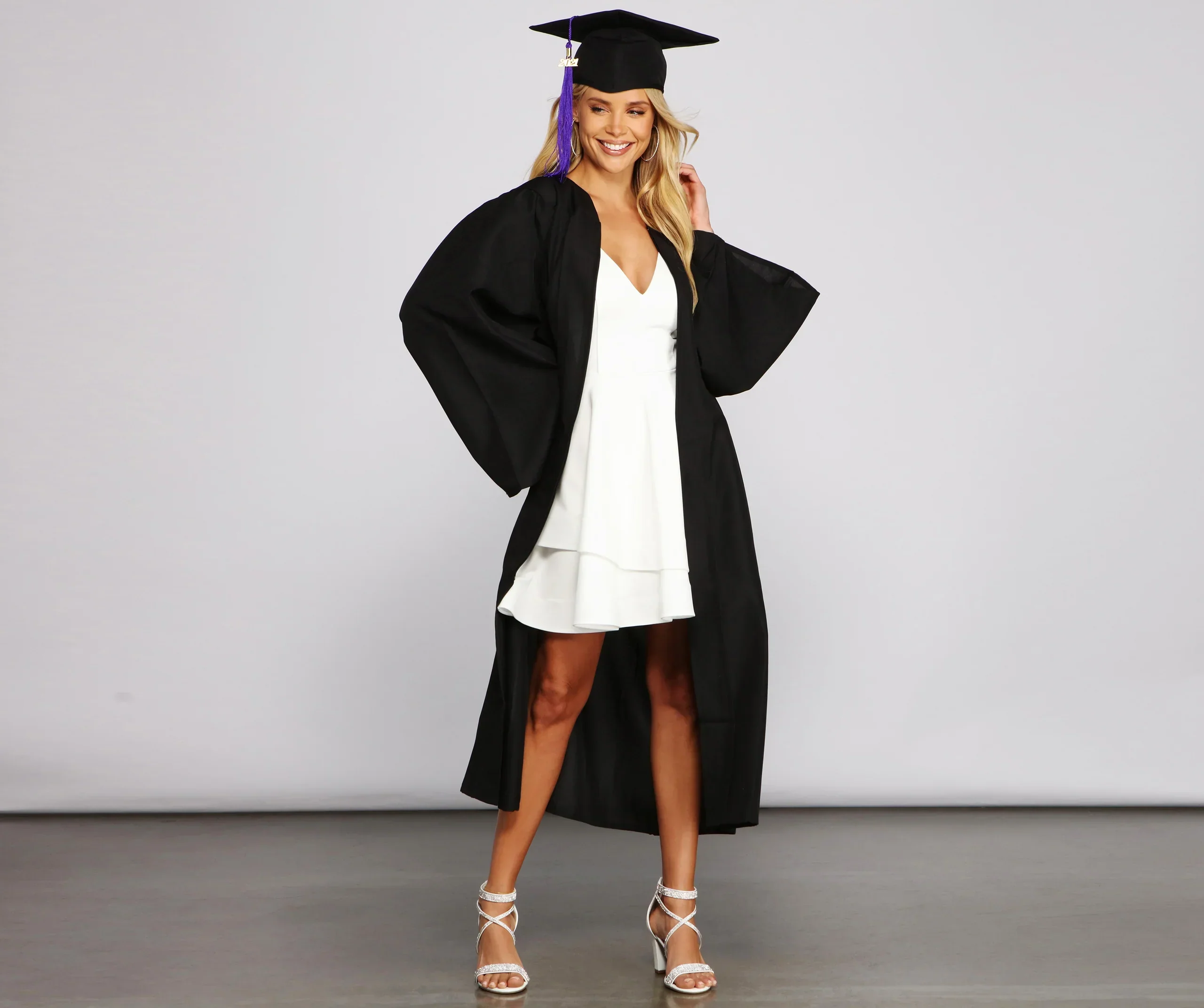 Isabella Lace-Up Back Skater Dress