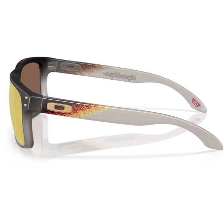 Oakley Holbrook Glasses - Troy Lee Designs Black Fade/Prizm 24K Polarized - OO9102-AH55