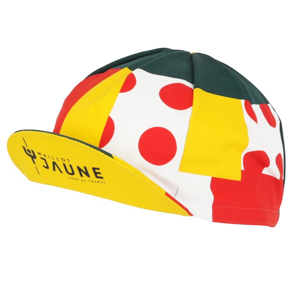 Santini Combo Cycling Cap - Tour de France™ 2025 Collection - MJ460COTCOMBO - print