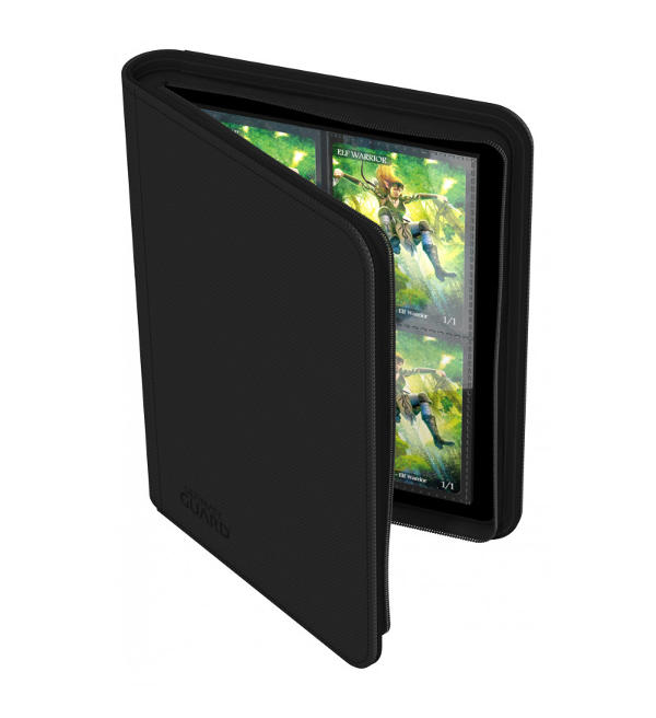 Ultimate Guard Zipfolio 160 - 8-Pocket Xenoskin - Black