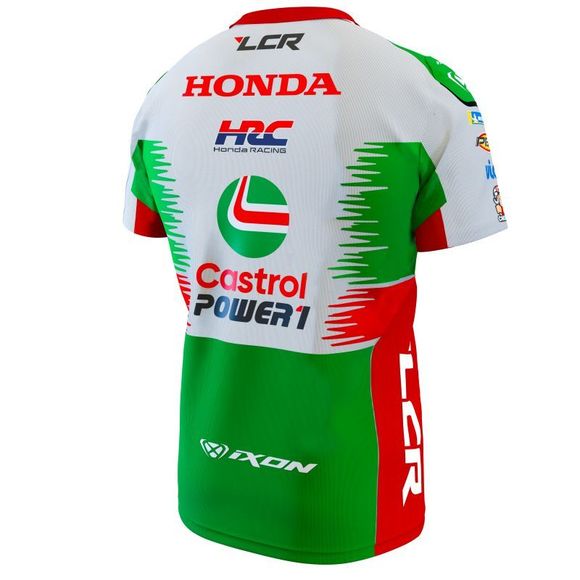 Ixon DUAL ZL 25 short sleeve t -shirt - Green / WhiteRef: IX2151