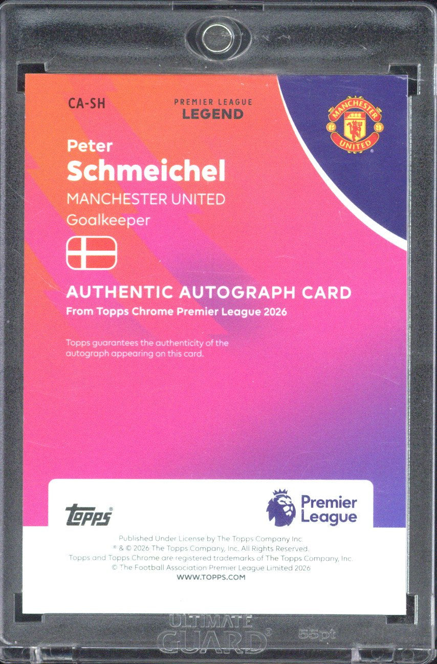 2026 Topps Chrome Peter Schmeichel Autograph /25 Sapphire