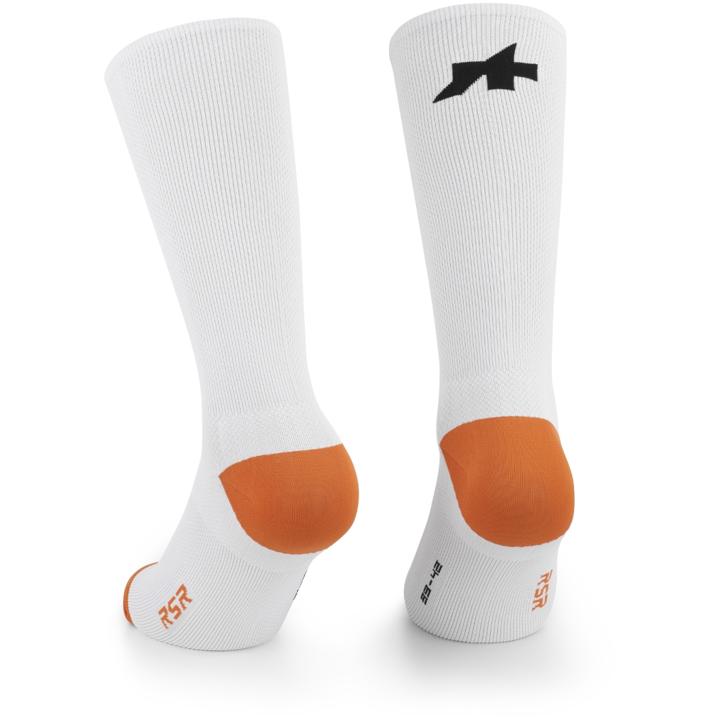 Assos RSR S11 Medium Socks - white series