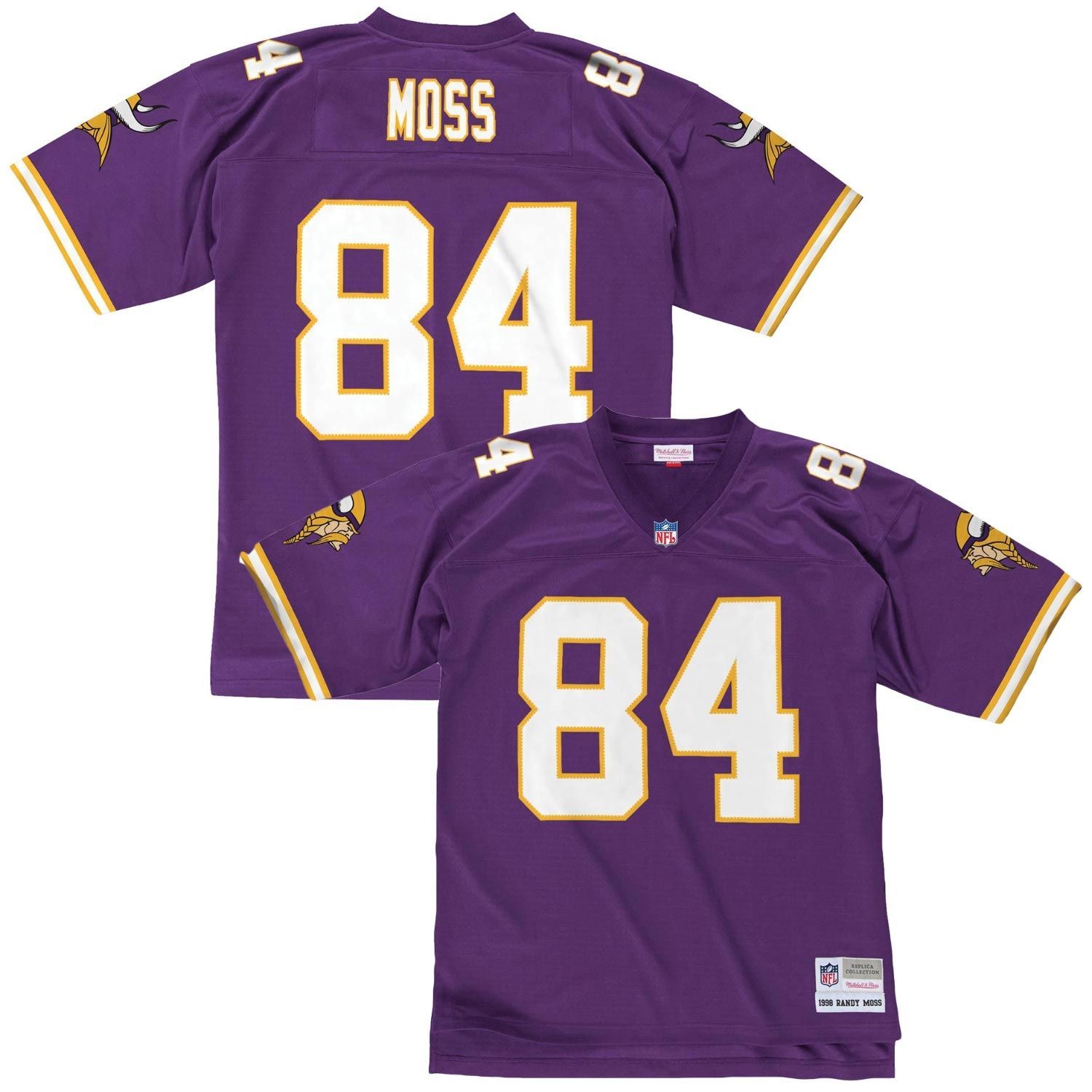 Randy Moss #84 Minnesota Vikings Legacy Throwback NFL Jersey Purple