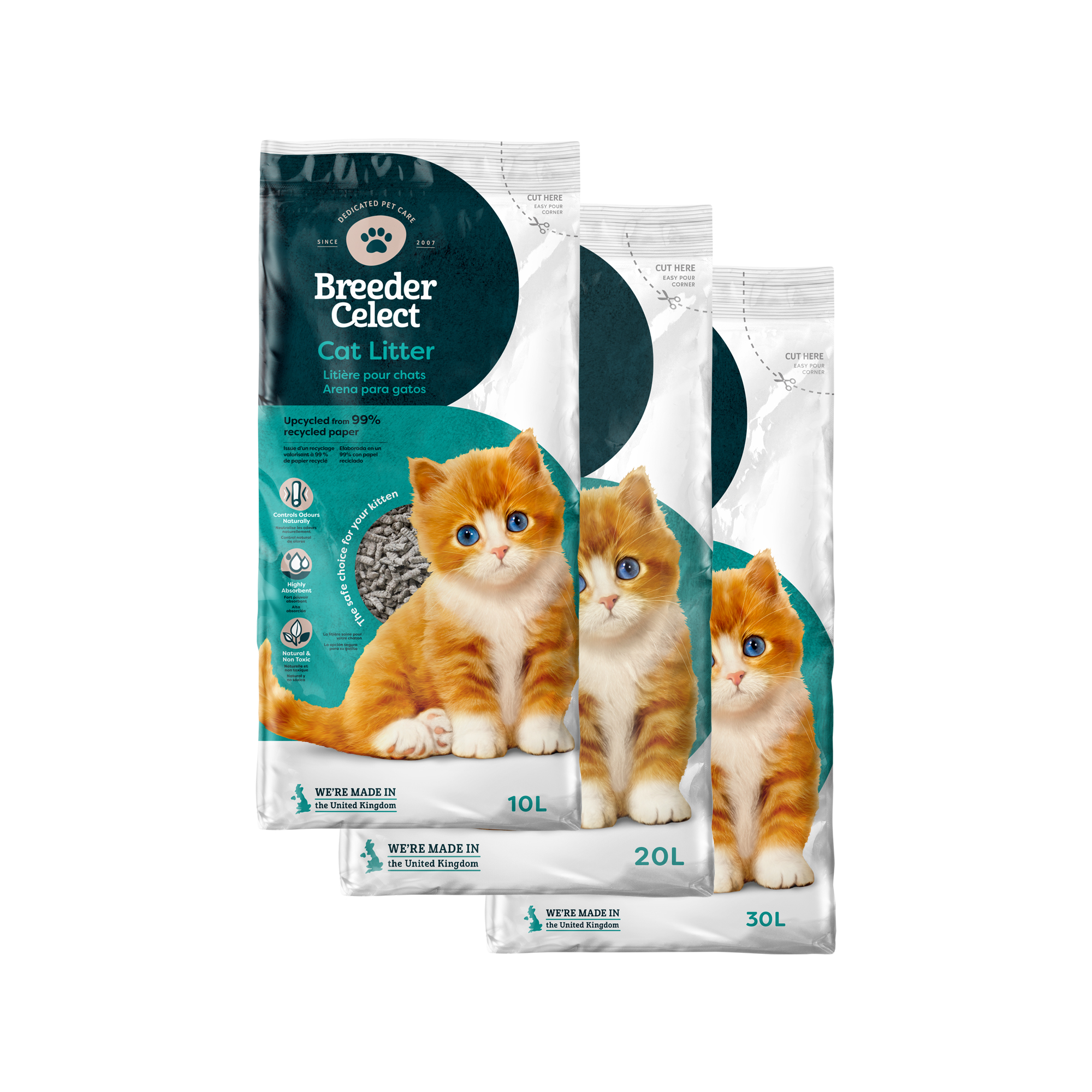 BreederCelect Cat Litter - 30 litres