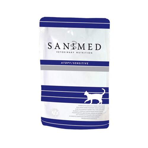 SANIMED Skin Sensitive Cat 12 x 100g Pouches