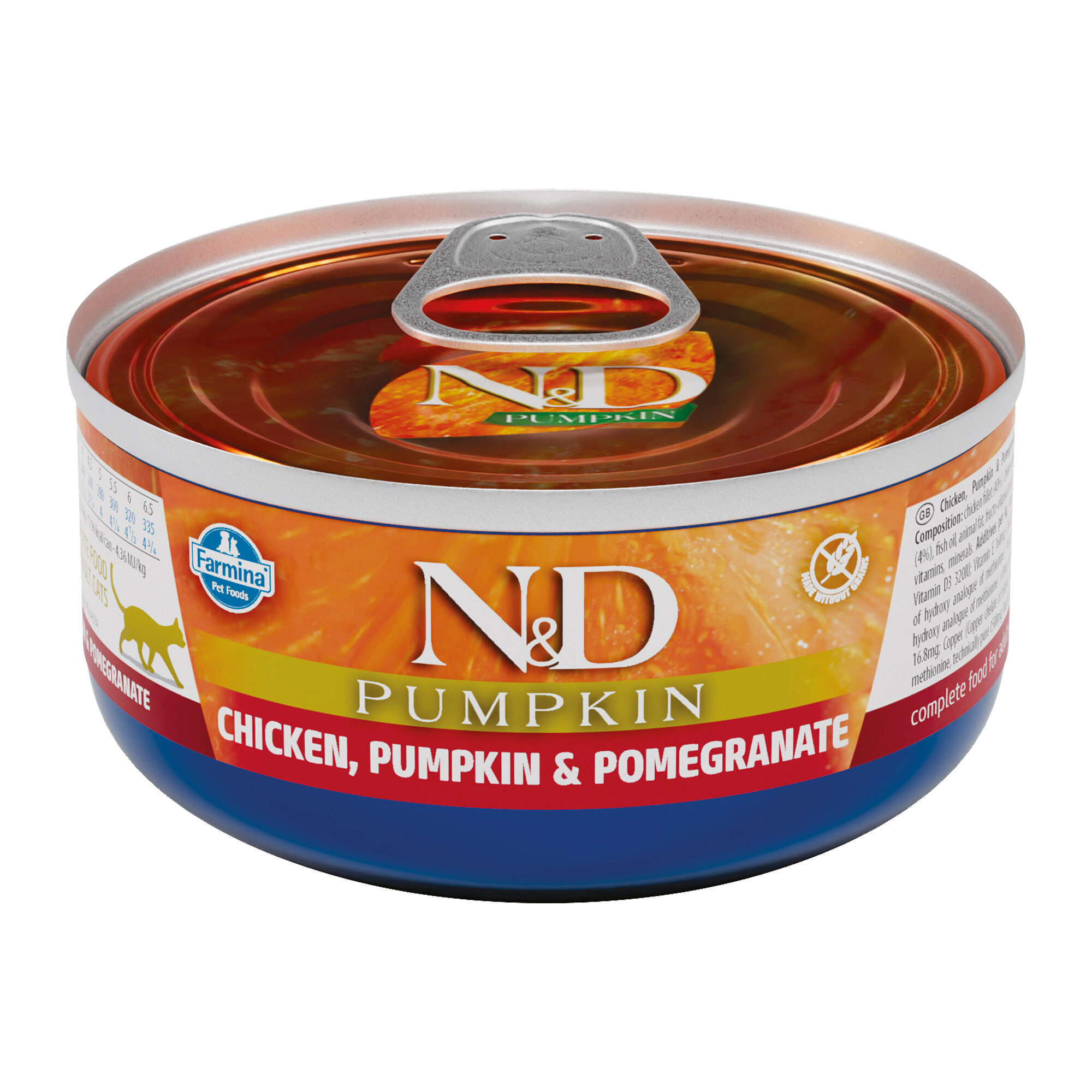 Farmina N&D Pumpkin Adult Wet Food - Chicken, Pumpkin & Pomegranate - 24 x 70 g