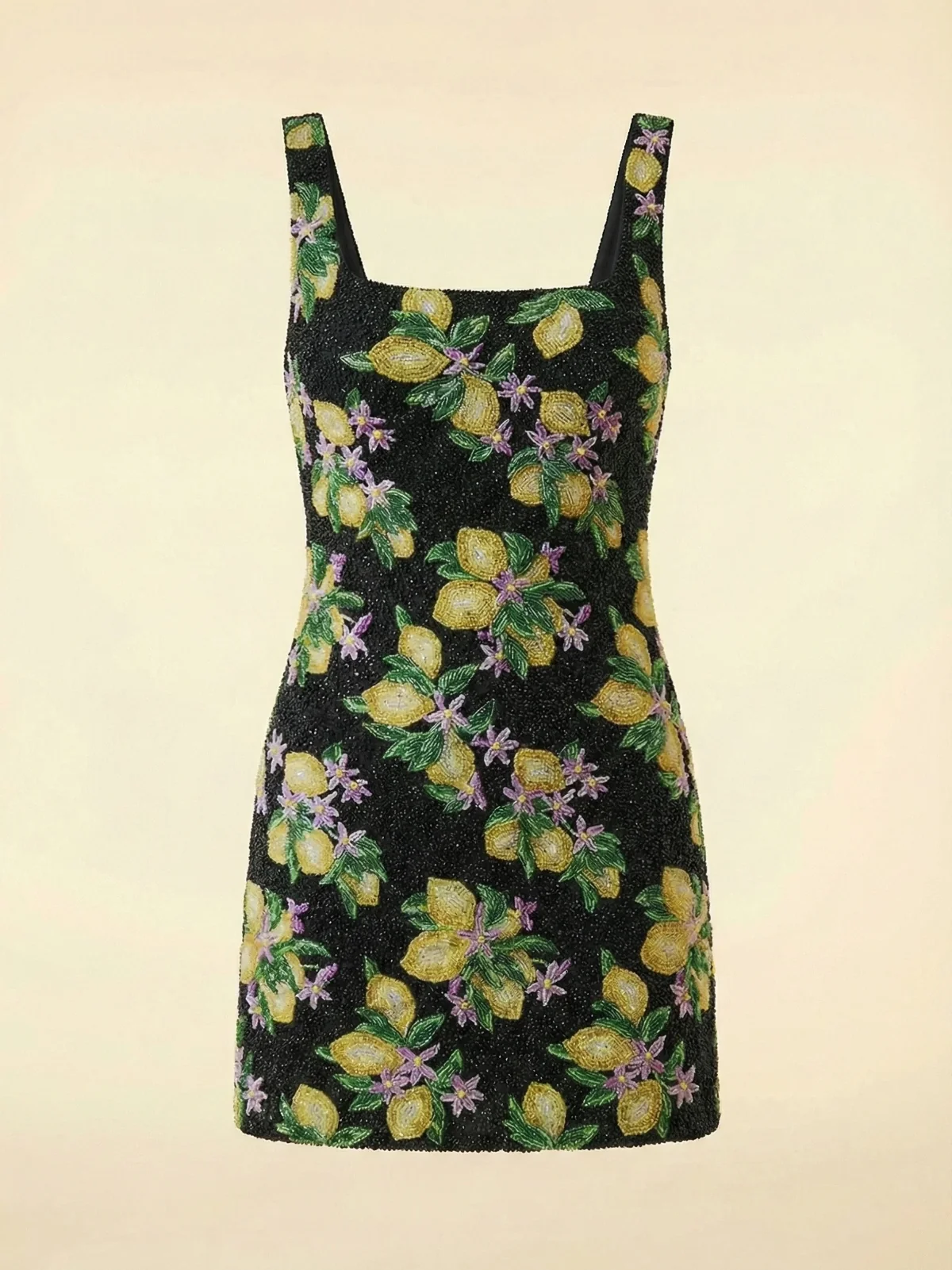 Lemon Blossom Multi Color Mini Dress