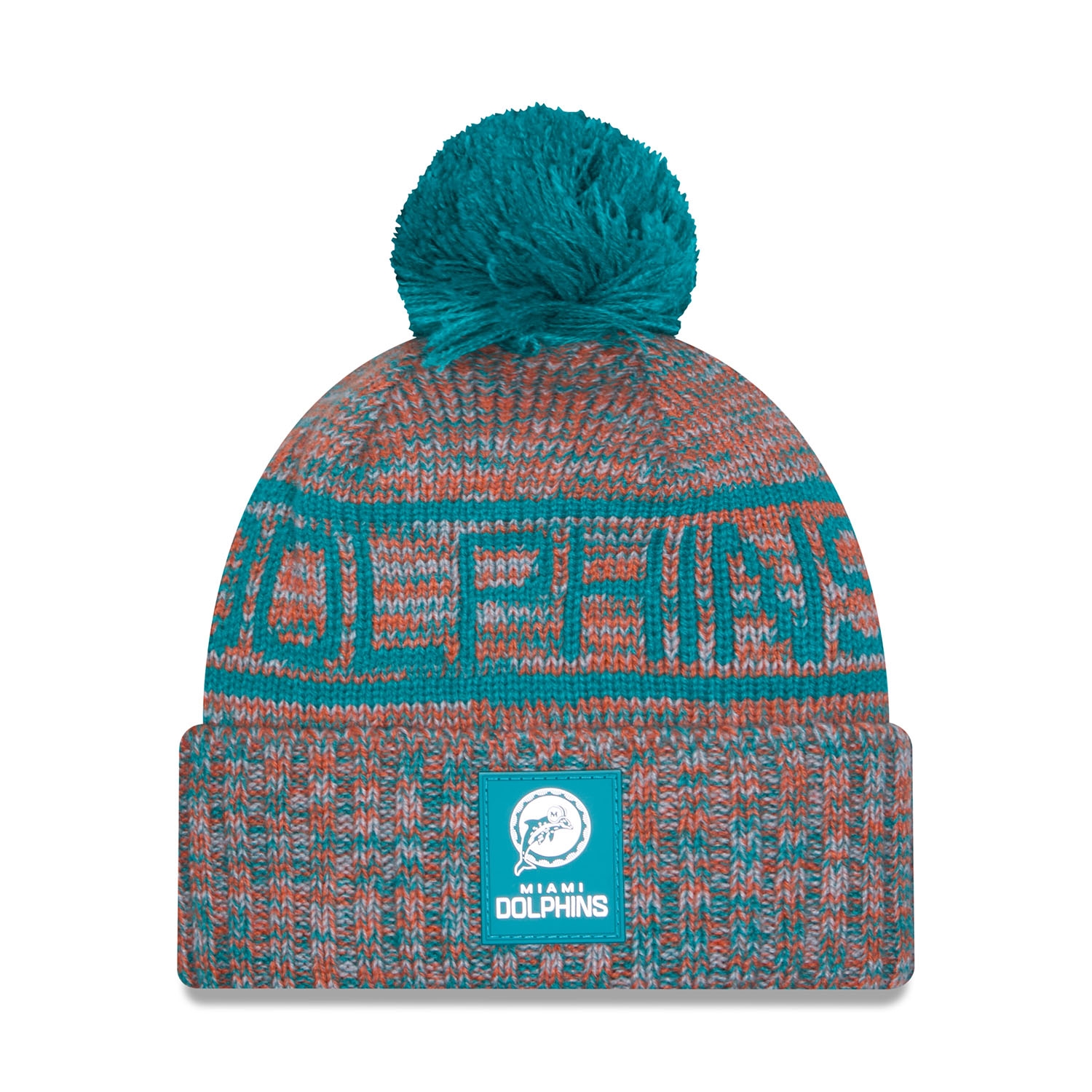 Miami Dolphins Throwback 2025 NFL Sideline Sport Knit Hat