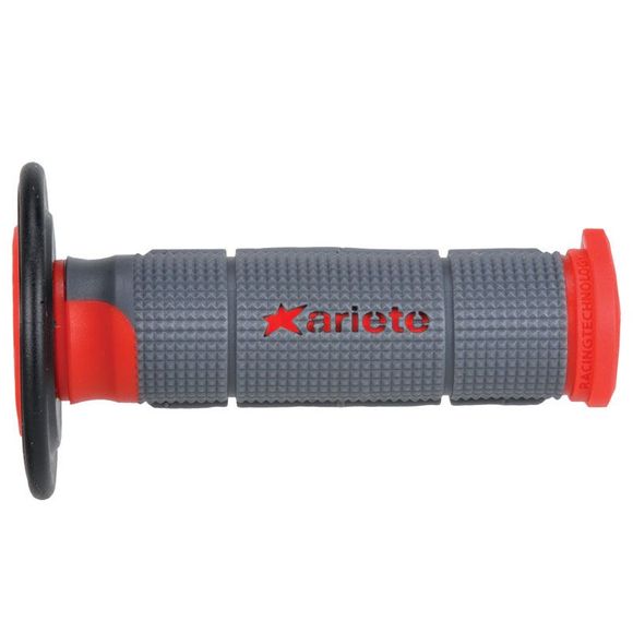 Ariete TRINITY Universal Handlebar Grips - Gray / RedRef: ARE0001