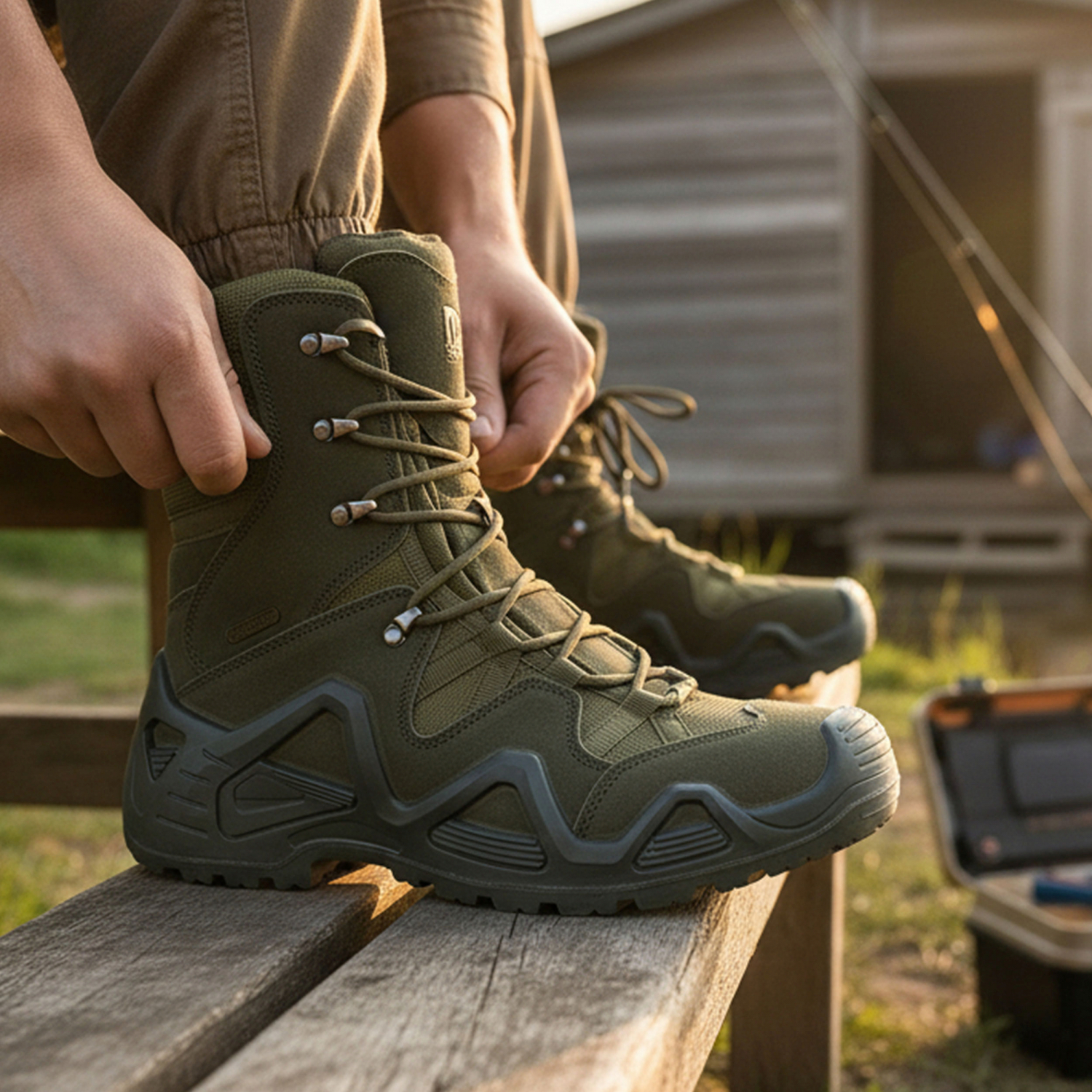 Forest Pro - High Outdoor Boots Men (Olive)