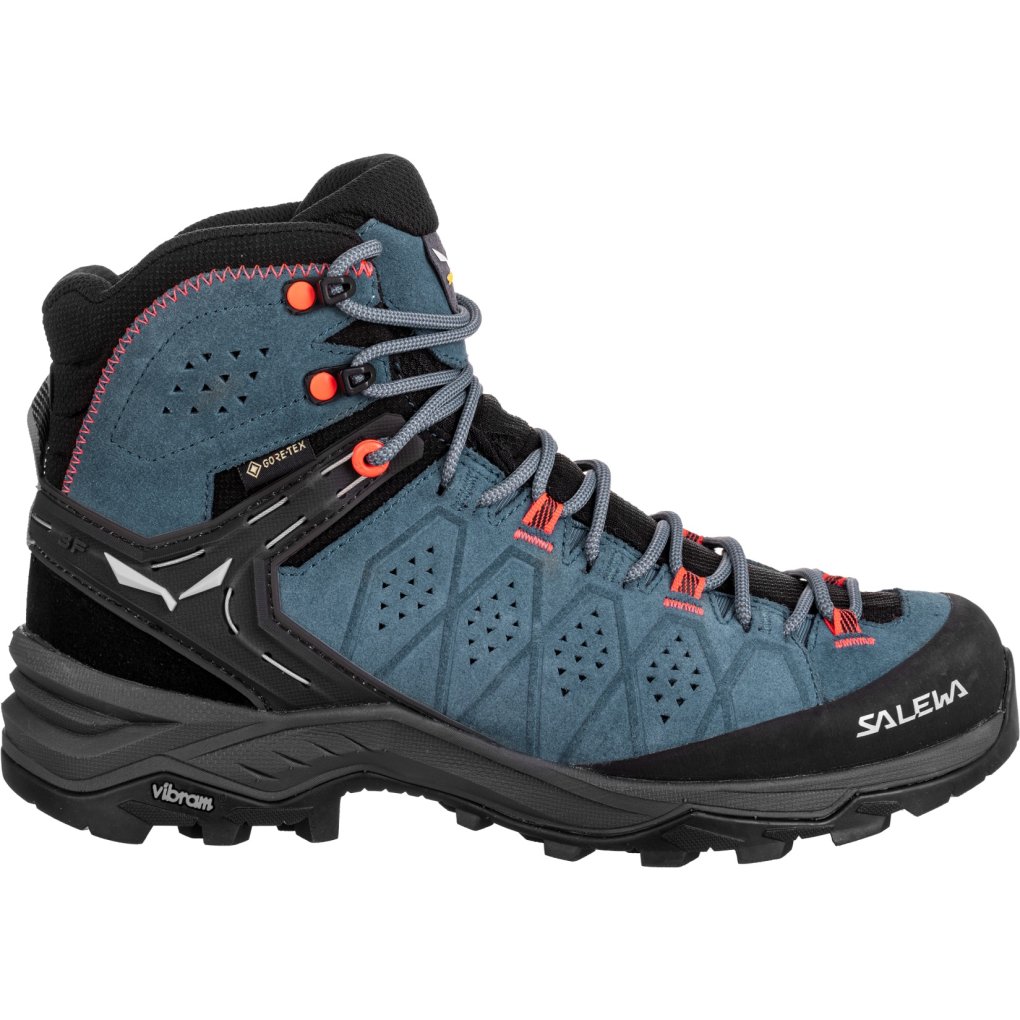 Salewa Alp Trainer 2 Mid GTX Hiking Shoes Women - java blue/fluo coral 8760