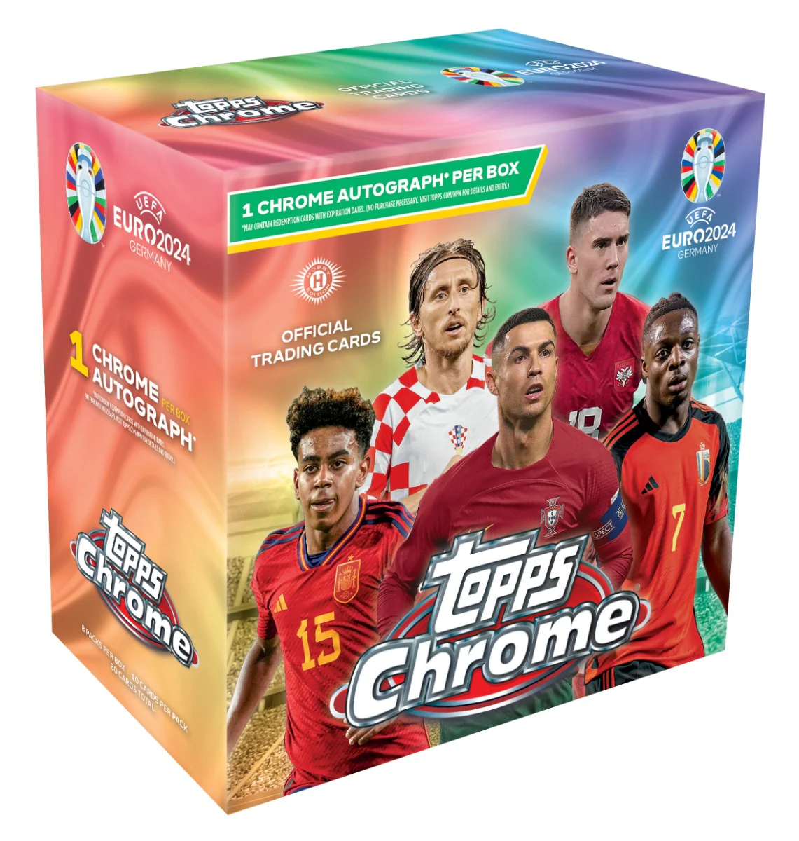 Topps Chrome® UEFA EURO 2024 - Hobby Box