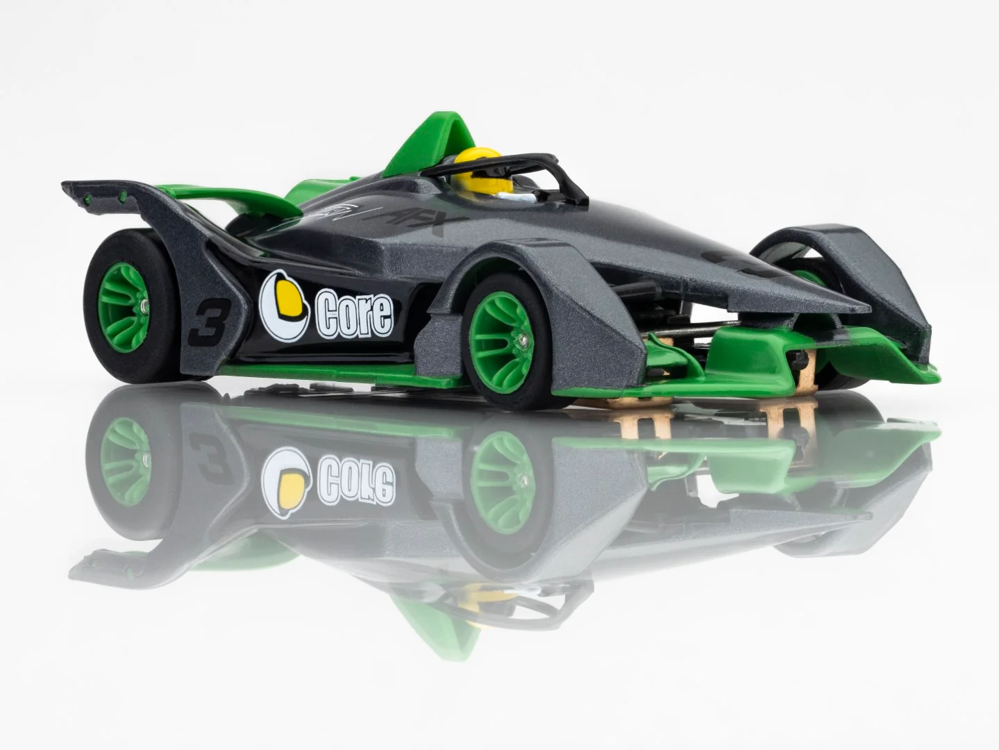 Formula N #3 Silver/Green AFX #22064