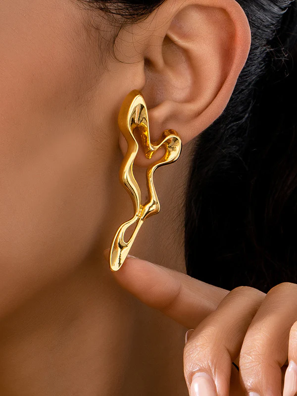 Geometric Drop Earrings