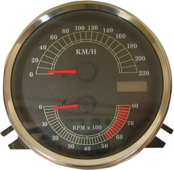 Compteur Drag Specialties Jauge KPHRef : DRG02524A / 22100332