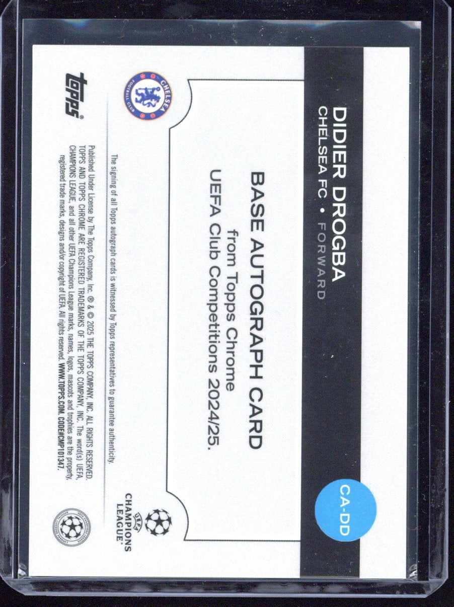 2024-25 Topps Chrome UCC Didier Drogba Autograph /25