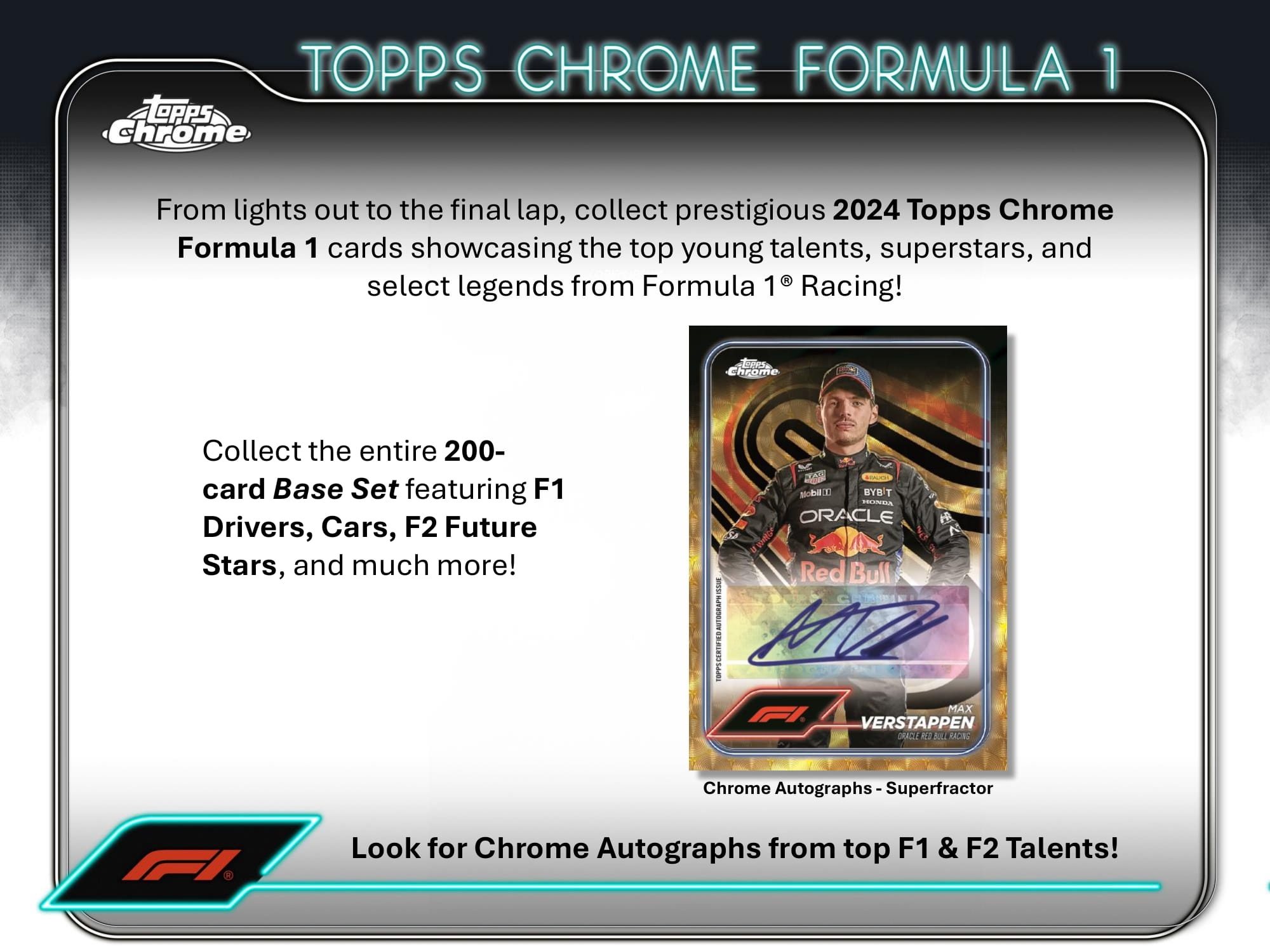 2024 Topps Chrome Formula 1 Racing (Formel 1) F1 Hobby Box