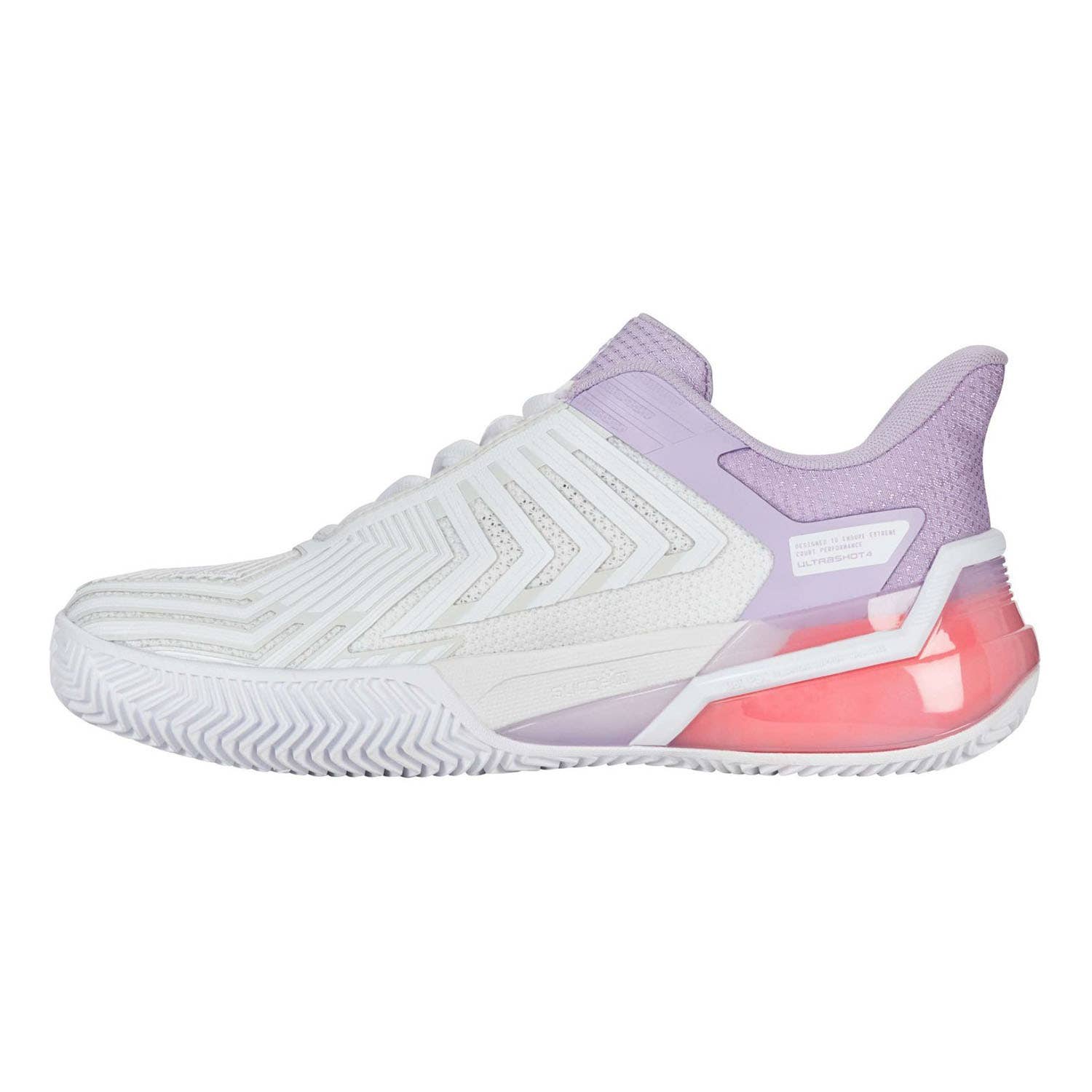 Kswiss ULTRA SHOT 4 Clay 94438182 WHITE PURPLE WOMEN