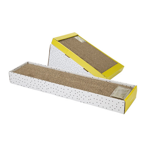 Beeztees Cardboard Scratching Plank - Pula - 47 x 12,5 x 4,5cm