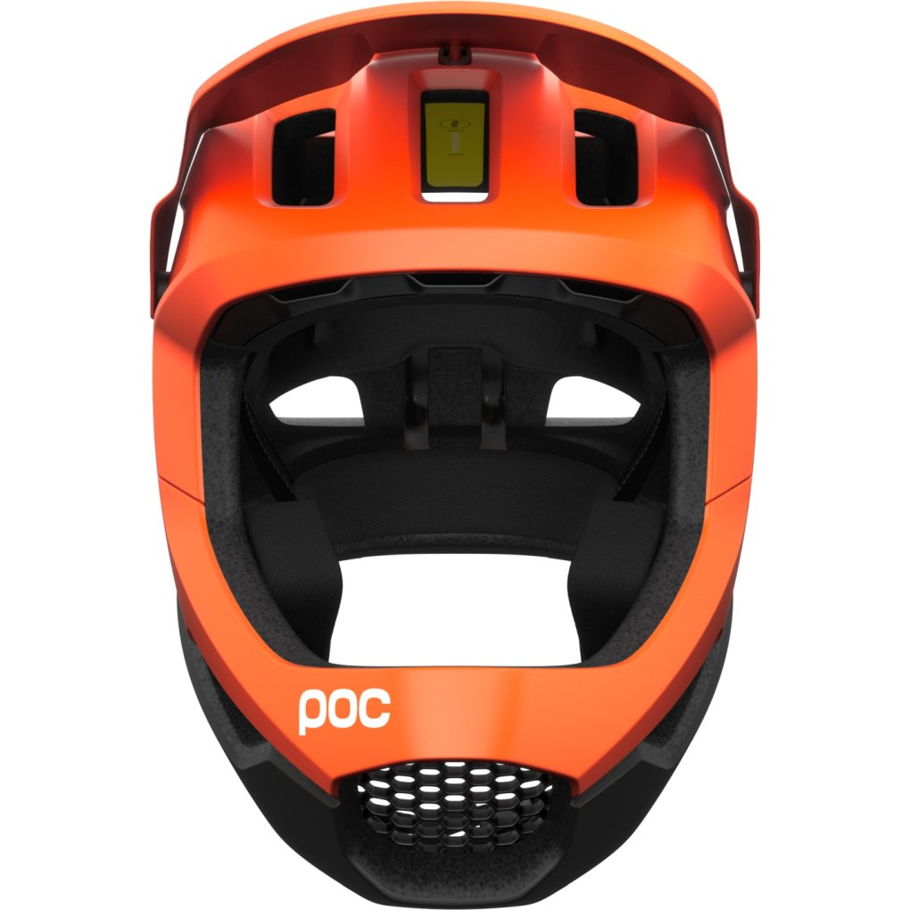 POC Otocon Race MIPS Helmet - 8375 fluorescent orange avip/uranium black matt