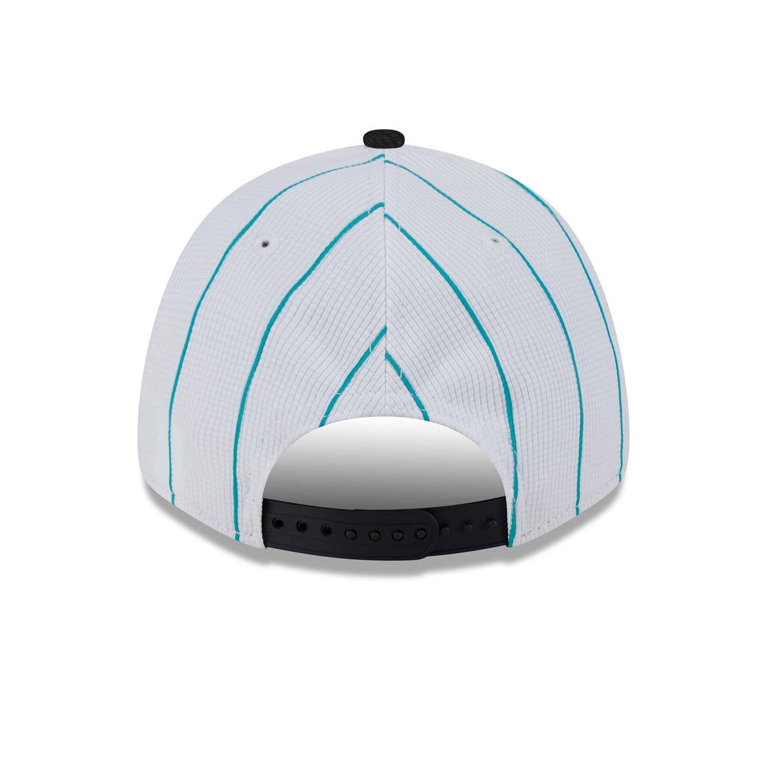 Miami Marlins 2025 MLB Batting Practice Stretch-Snap 9FORTY Adjustable Cap