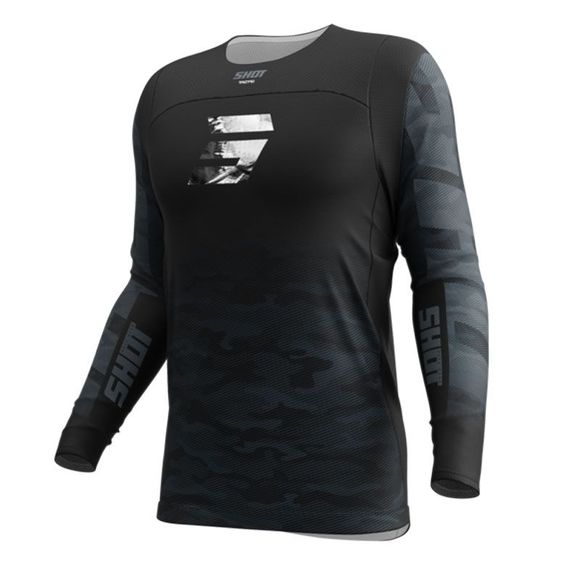 Maillot cross Shot CONTACT - TCTIC 2025 - Noir / GrisRef : SO2653