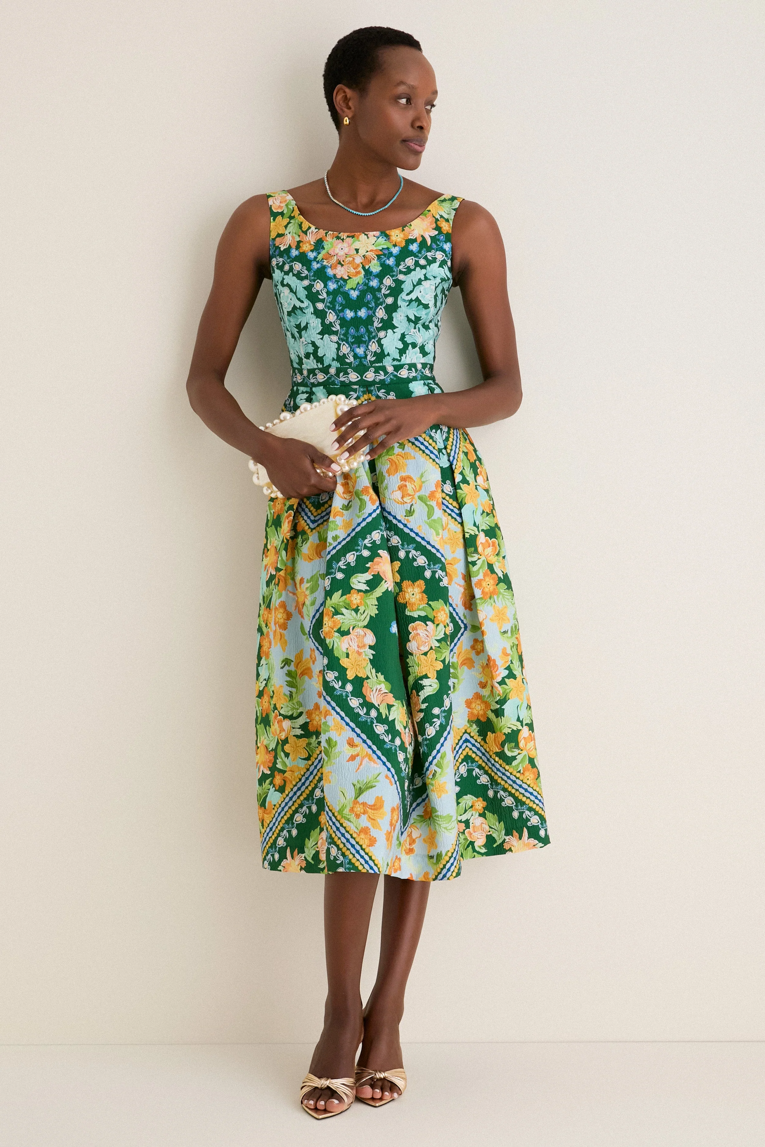 Bellis Wreath Martine-C Midi Dress