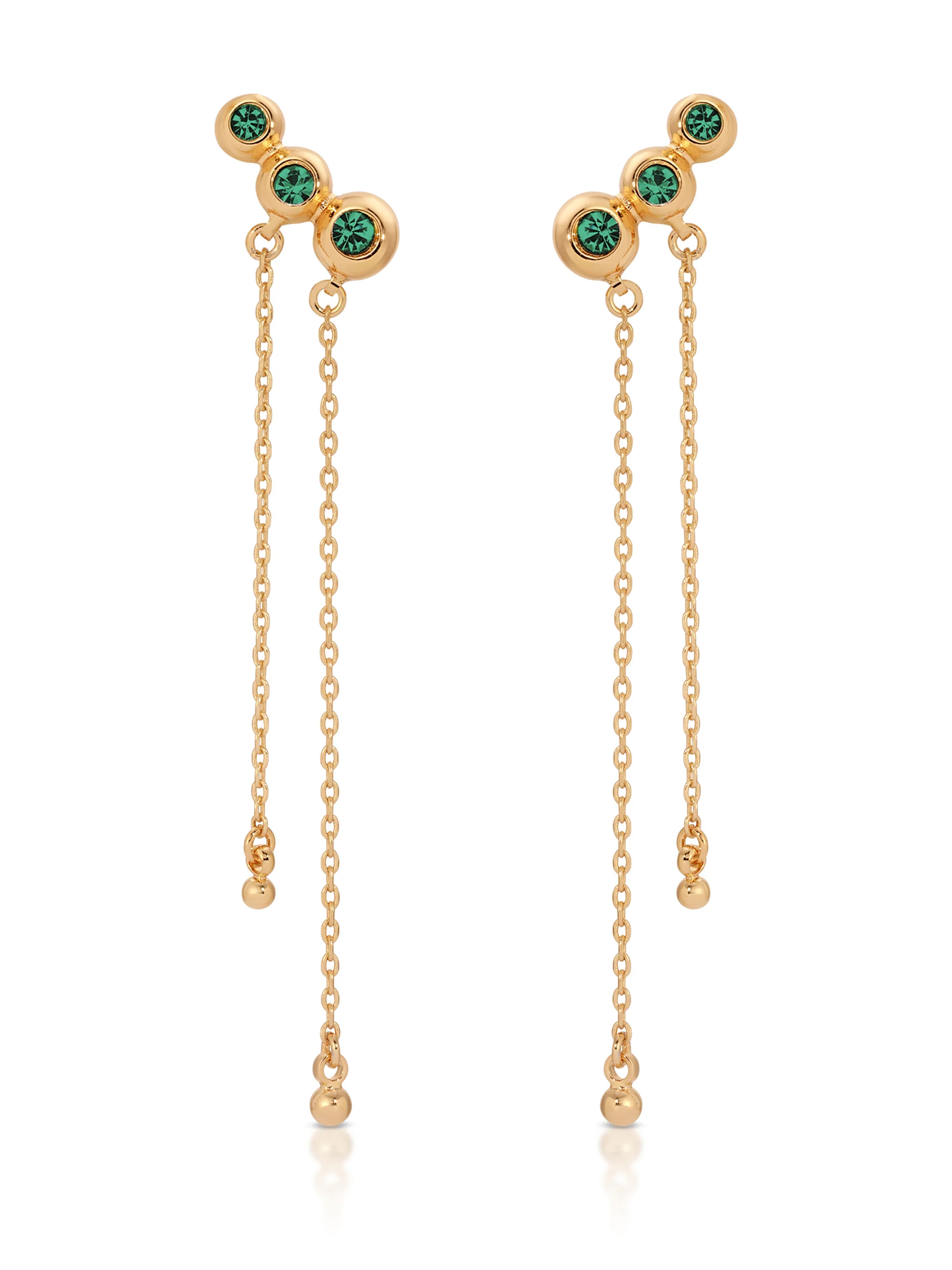Emerald City Waterfall Earrings