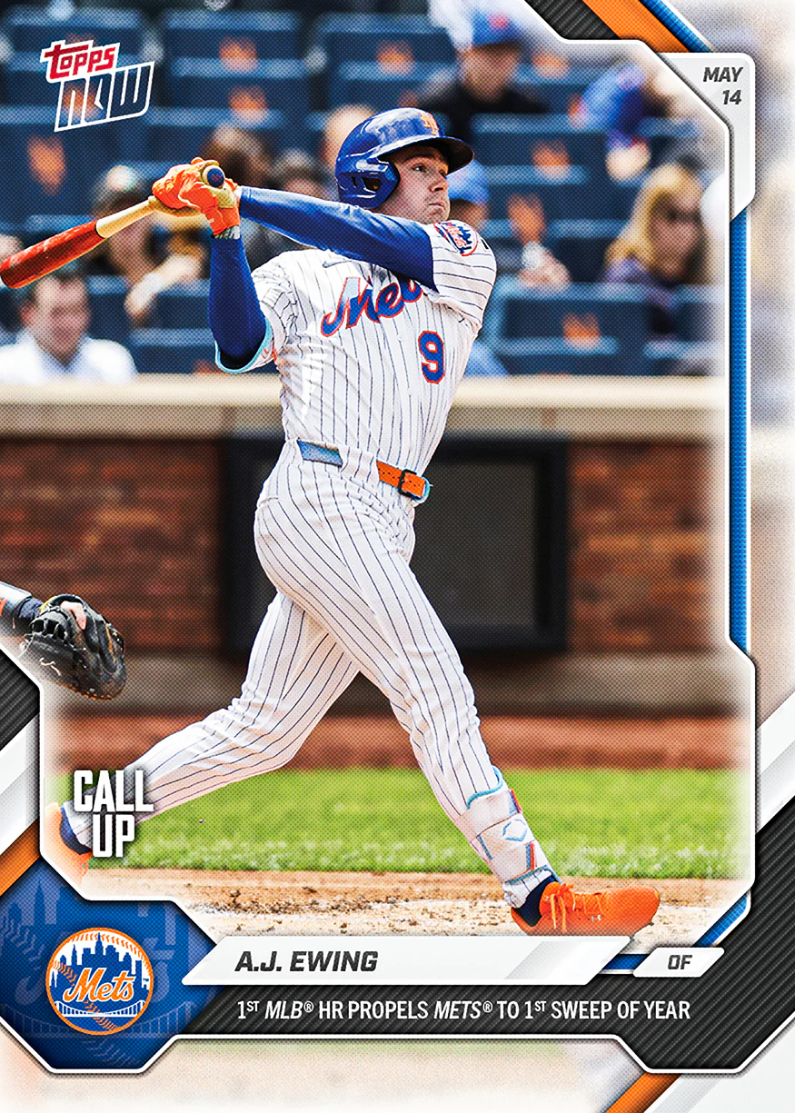 A.J. Ewing - 2026 MLB Topps NOW® - Card 202 - PR: 2686