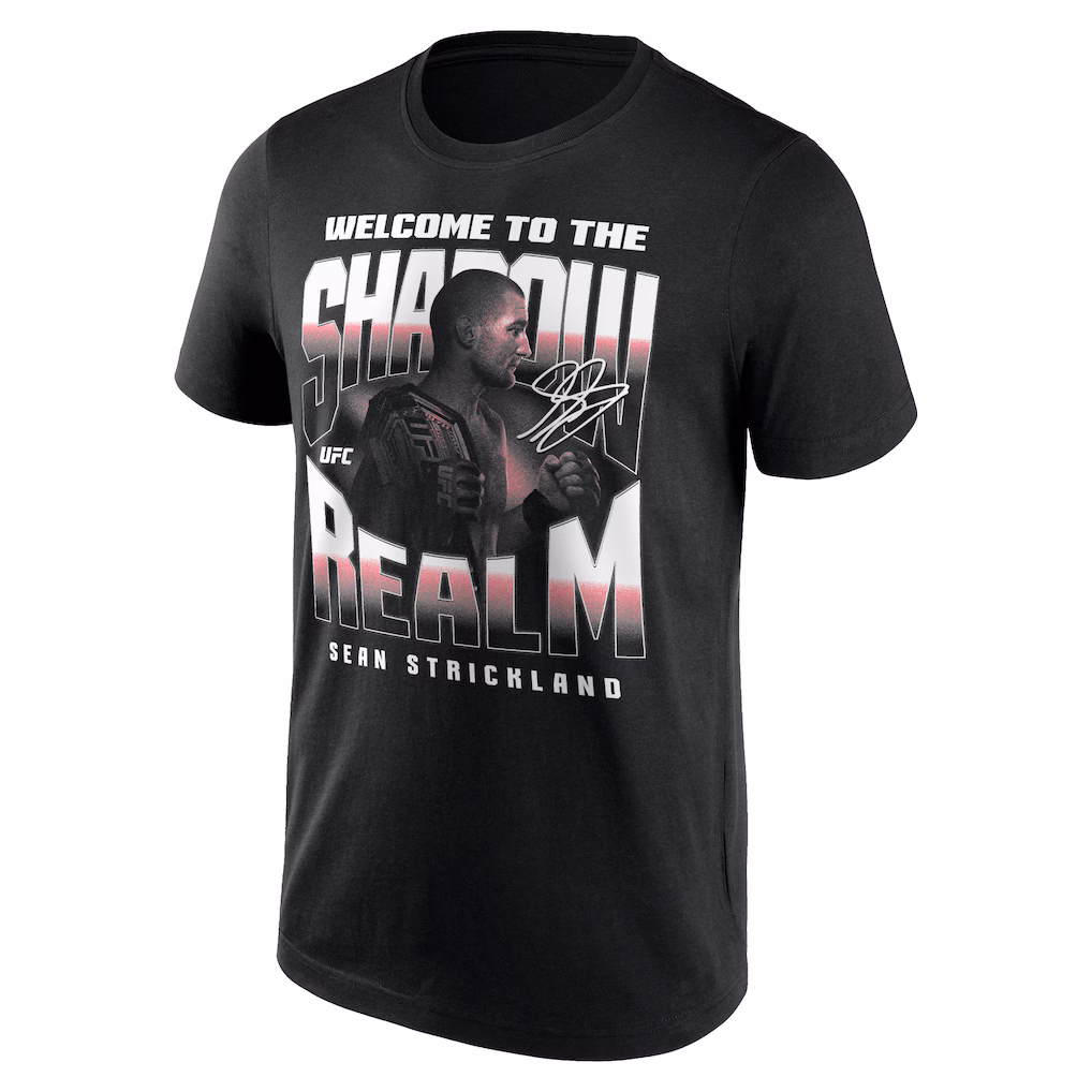 UFC Sean Strickland Shadow Realm T-Shirt - Black - Mens