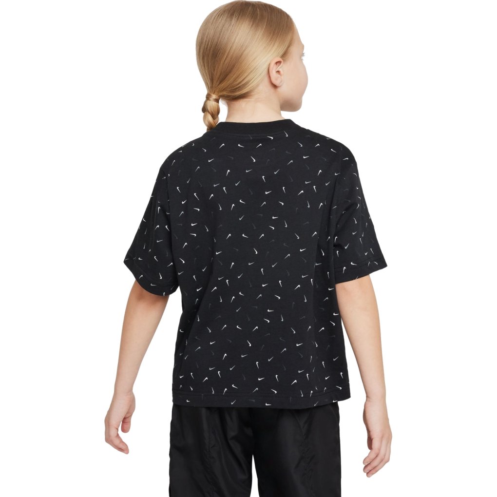 Nike Sportswear Boxy Swoosh Tee Kids - black FD5366-010