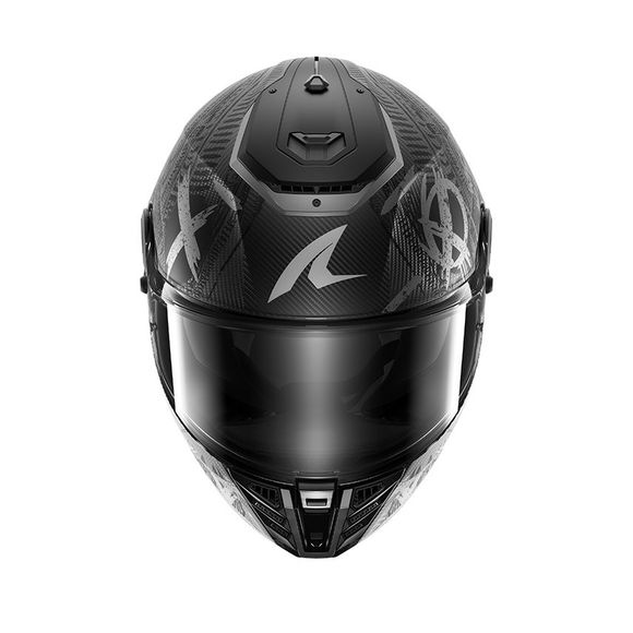 Shark SPARTAN RS CARBON SHIEVER Full-Face Helmet - Grey / GreyRef: SH1878-CAS